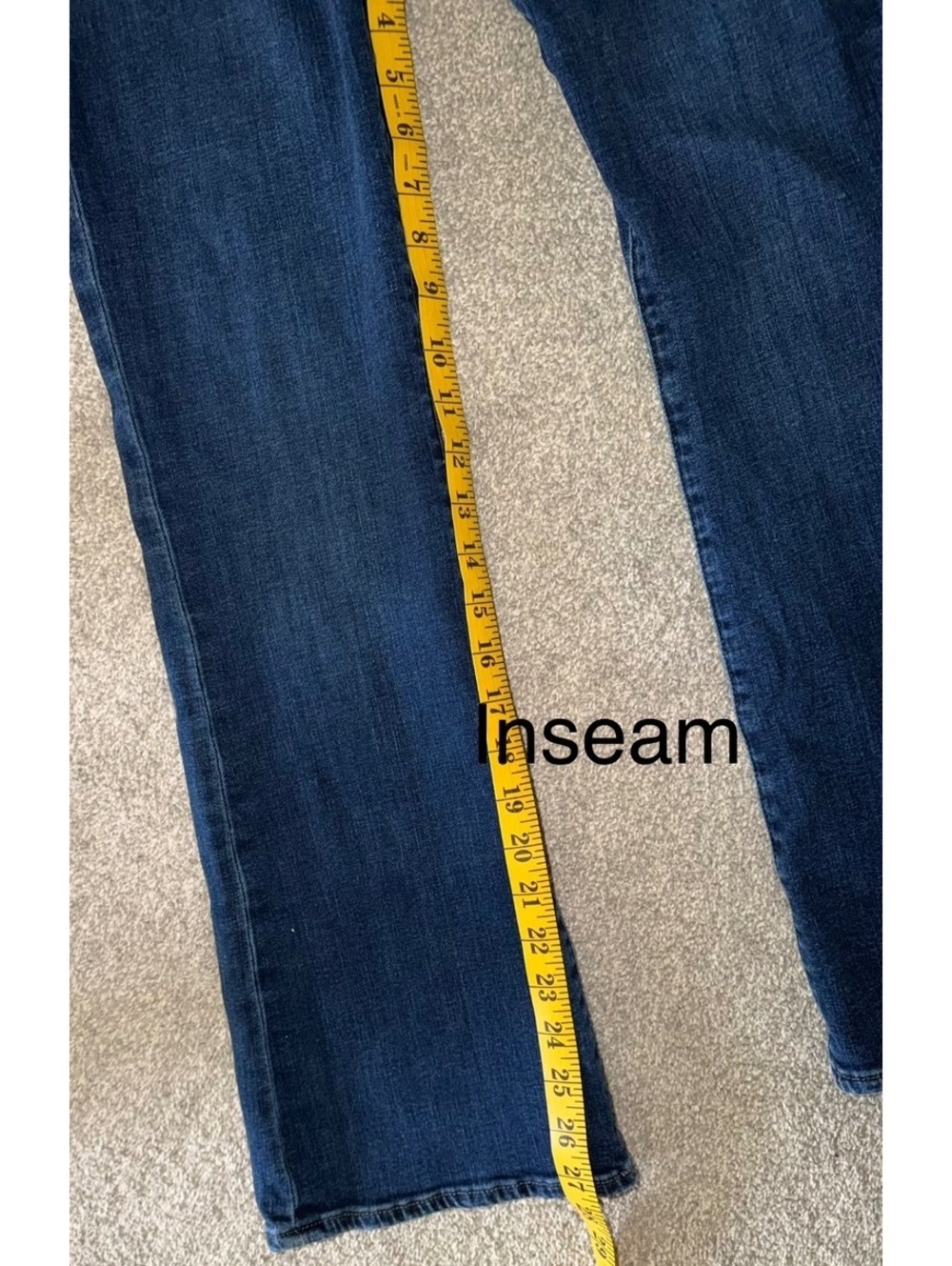 Hudson Collin Mid-Rise Bootcut Dark Wash Sz 27 Designer - Picture 5 of 8